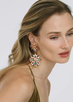 Angelica Earrings in Rose