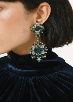 Angelica Earrings in Sapphire