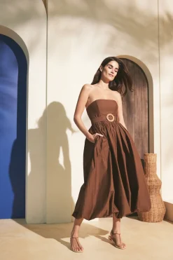 Anisha Dress in Truffle