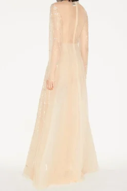 Anissa Gown Nude Embellished Tulle