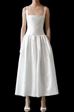 Ankle Length Drop Waist Gown | STYLE 108