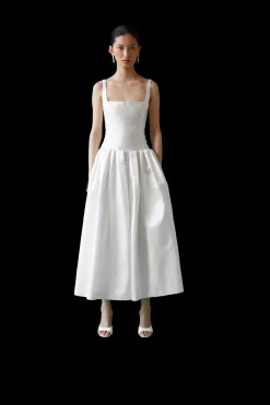 Ankle Length Drop Waist Gown | STYLE 108