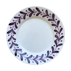 Anna Aubergine Dessert Plate
