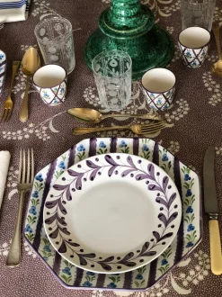 Anna Aubergine Dessert Plate