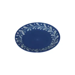 Anna Blue Reverse Dessert Plate