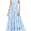 Anna Dress in Blue Gingham