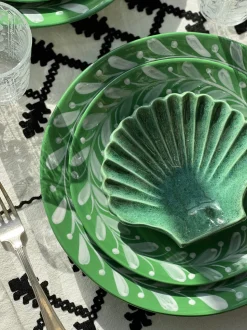 Anna Green Reverse Dessert Plate