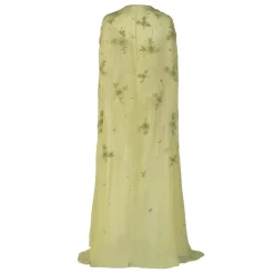 Anne Cape in Tarragon with Wildflower Clusters