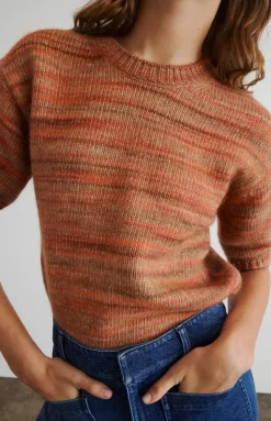Anne Sweater in Paprika Sunset