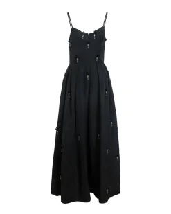 Annette Dress in Noir Multi