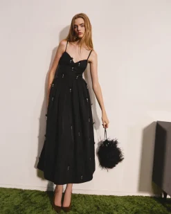 Annette Dress in Noir Multi