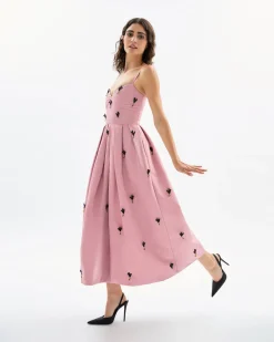 Annette Dress in Rose Quartz Multi