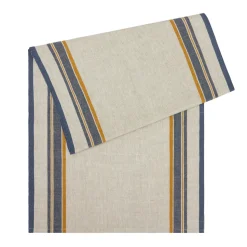 Antibes 20x72 Runner in Natural & Blue