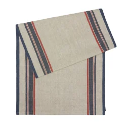 Antibes 20x72 Runner in Natural & Red