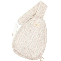 Antique Floral Coated Tennis Bag