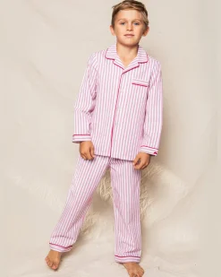 Antique Red Ticking Pajama Set