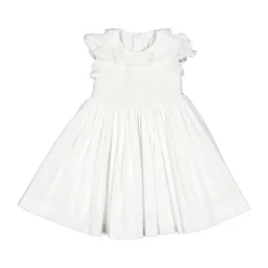 Antoinette Ceremony White Smocked Girl Dress