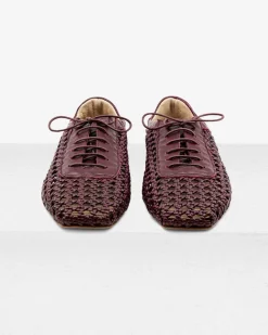 Antonia Burgundy Leather