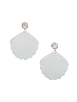 Anya Earrings in White