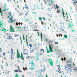 Apres Ski Two-Piece Kids Henley Pajamas