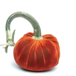 Apricot Silk Velvet Pumpkin