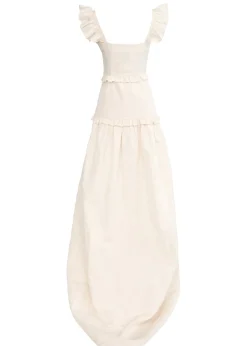 Arabella Ivory Moire Gown