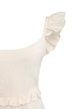 Arabella Ivory Moire Gown