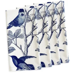 Arbor Birds Blue Dinner Napkins