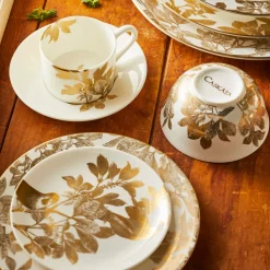 Arbor Birds Gold Canape Plates