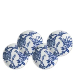 Arcadia Canape Plates in Blue, Set of 4