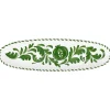 Arezzo Green Narrow Oval Platter