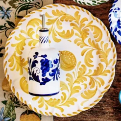 Arezzo Yellow Round Platter