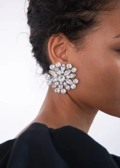 Ariah Earrings in Crystal