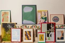 Arsenic Green Wood Picture Frame