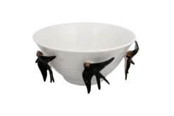 Arte Bordallo Tall Bowl With Swallows