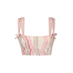 Arya Top in Multi Fil Coupe Stripe