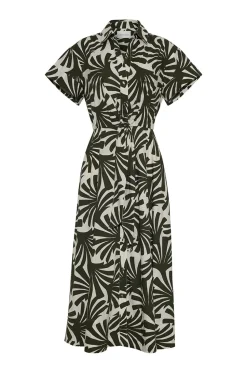 Asbury Dress in Cataline Olive