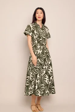 Asbury Dress in Cataline Olive