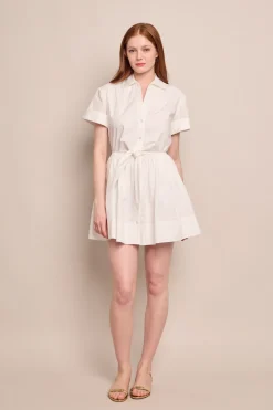Asbury Mini Dress in White
