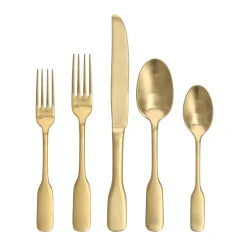 Ashton Brushed Gold Flatware Set