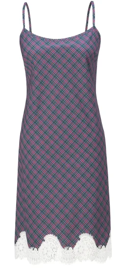 Athena Slip in Purple Cotton