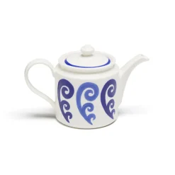 Athenee Peacock Two Tone Blue Tea Set