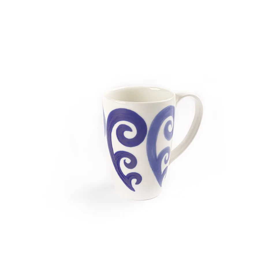 Athenee Two Tone Blue Peacock Mug