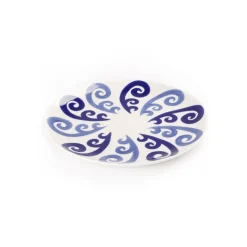 Athenee Two Tone Blue Peacock Dinner Plate