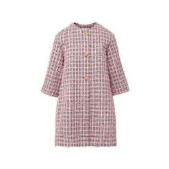 Audrey Coat in Eyelash Tweed