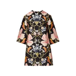 Audrey Coat in Floral Vines