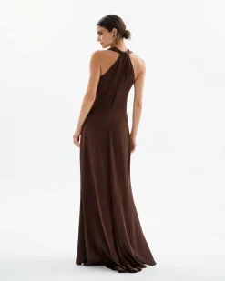 Ava Gown in Chocolate