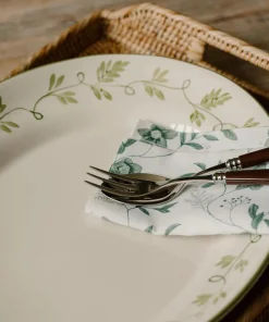 Ava Oval Platter in Green