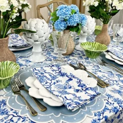 Ava Placemat - Blue, Set of 4