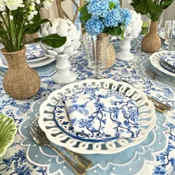 Ava Placemat - Blue, Set of 4